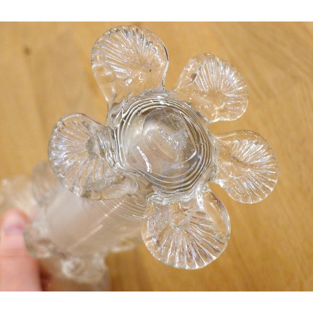 Mid-Century Modern Small Palm Tree Vase in Blown Murano Glass, 1950s For Sale - Image 3 of 13