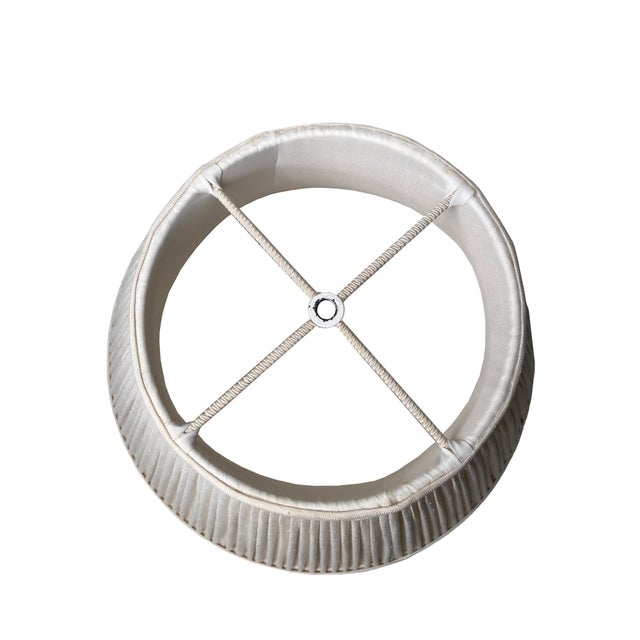 Large Antique, Hand-Painted Ceramic Lamp For Sale - Image 10 of 12