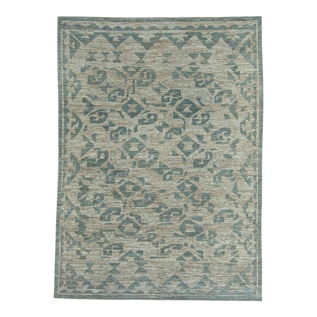 Turkish Oushak Rug 9' x 12'5" #20287 For Sale
