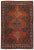 Orange Antique Senneh Handmade Wool Rug For Sale - Image 13 of 13