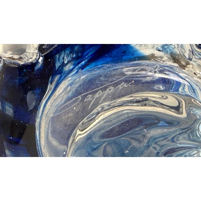Royal Blue David Gappos Signature Piece From Krystallos Collection David Gappos For Sale - Image 8 of 10