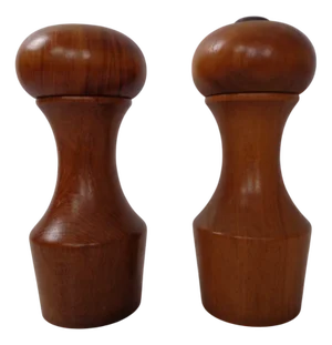 Mid-Century Teak Salt Shaker and Pepper Mill by Zassenhaus, 1960s, Set of 2