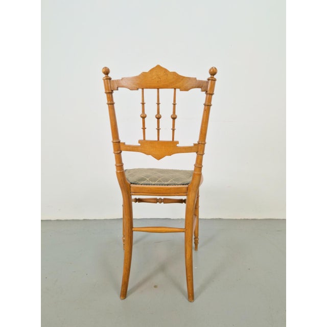 Vintage Chiavari Spool Chair, Italy, 1950s For Sale - Image 6 of 9