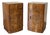 Art Deco Walnut Burr Bedside Tables, Set of 2 For Sale