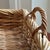 Wood Large French Country-Style Handwoven Wicker Basket Tray For Sale - Image 7 of 12