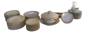 Table Service by Limoges Bernardeau, 1960s, Set of 54