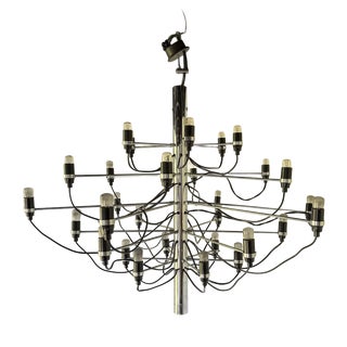 Model 2097 30-Light Chandelier by Gino Sarfatti for Arteluce, 1960s For Sale