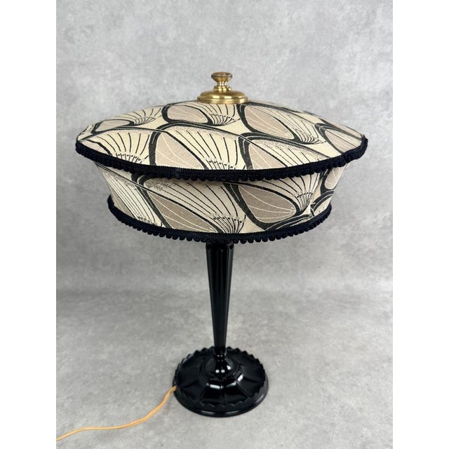 An extraordinary and highly collectible Austrian table lamp from the peak of the Vienna Secession (Wiener Werkstätte)...