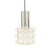 Mid-Century Space Age Bubble Glass & Chrome Pendant Light by Helena Tynell for Limburg, Germany, 1970s For Sale - Image 9 of 9