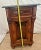 19th Century European Empire, Biedermeier Burl Walnut Marble-Top Bedside Cabinet For Sale In Palm Springs - Image 6 of 9
