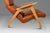 Rare Mid-Century Modern Sculptural Lounge Chair & Ottoman in Oak & Italian Leather in the Manner of Adrian Pearsall, Usa, C. 1960s For Sale - Image 12 of 18