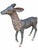 1980s 1980s Bronze Stag and Doe Garden Sculptures, Pair For Sale - Image 5 of 10