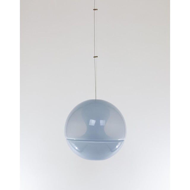 LS 116 Blue Murano Glass Pendant by Carlo Nason for A.V. Mazzega, 1960s For Sale - Image 4 of 12