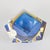 Murano Faceted art glass bowl, 1970s. Heavy geometric bowl in solid Murano crystal glass with layered optical colour in...