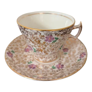 Vintage Bone China Teacup and Saucer