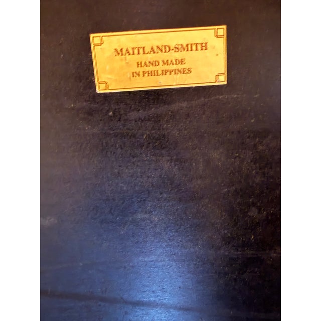 1990s Maitland-Smith Philadelphia Mahogany Dining Table For Sale In New York - Image 6 of 9