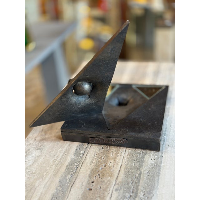 Abstract Metal Sculpture by Di Lorenzo For Sale - Image 15 of 15