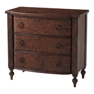 Regency Style Wooden Nightstand For Sale