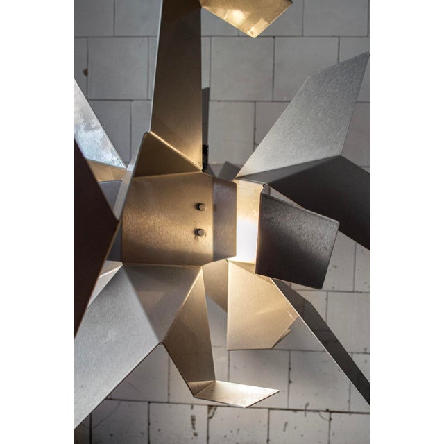 Pallucco Glow Metal Pendant Lamp by Vicente Garcìa Jiménez and Enrico Franzolini for Pallucco, 1990s For Sale - Image 4 of 6