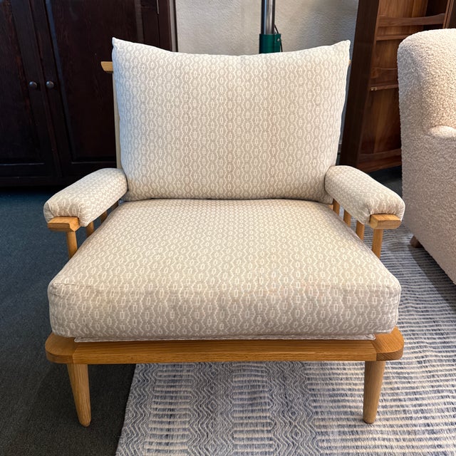 Design Plus Gallery represents the Spindle Back Viewing Chair by Nickey Kehoe. A handcrafted open silhouette lends a sense...