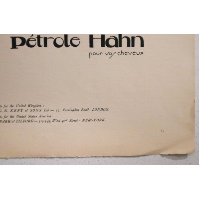 Date: 1920's Size: 10 x 13 inches Artist: Unknown About The Poster: This poster was published between 1919 and 1922 in...