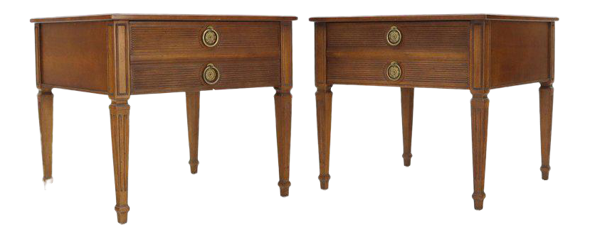 pair of lamp tables