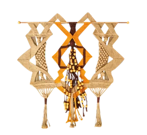 Vintage Macrame Wall Rug, Germany, 1970s