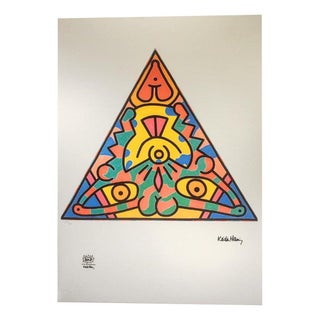 After Keith Haring, Composition, Lithograph, 1990s For Sale