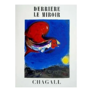 1950 Chagall Lithograph Dm0127 Derriere Le Miroir