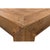 Wood Ming Style Square Coffee Table in Tan Reclaimed Pine For Sale - Image 7 of 11