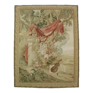 Vintage Woven Scene Tapestry