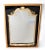 1930 Gold Encrusted Etching French Style Hand Carved Gilt Wall Mirror For Sale - Image 12 of 13