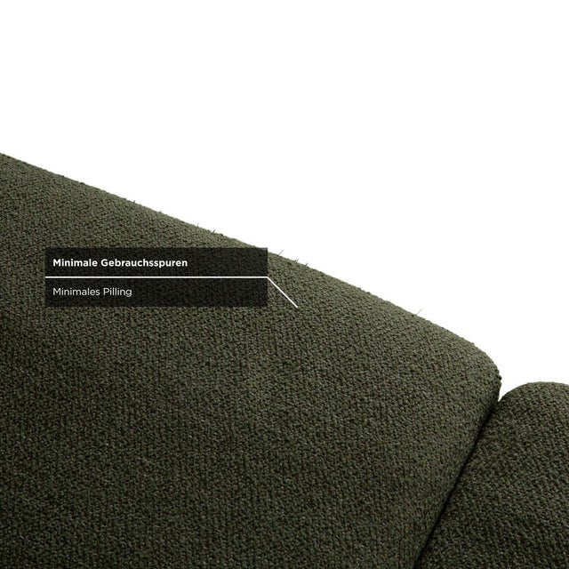 Forest Green Green Fabric Three-Seater Sofa from BoConcept For Sale - Image 8 of 16
