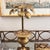 Brass palm tree candlestick // brass palm tree in urn // single candleholder // Vintage Hollywood Regency Decor For Sale - Image 4 of 12