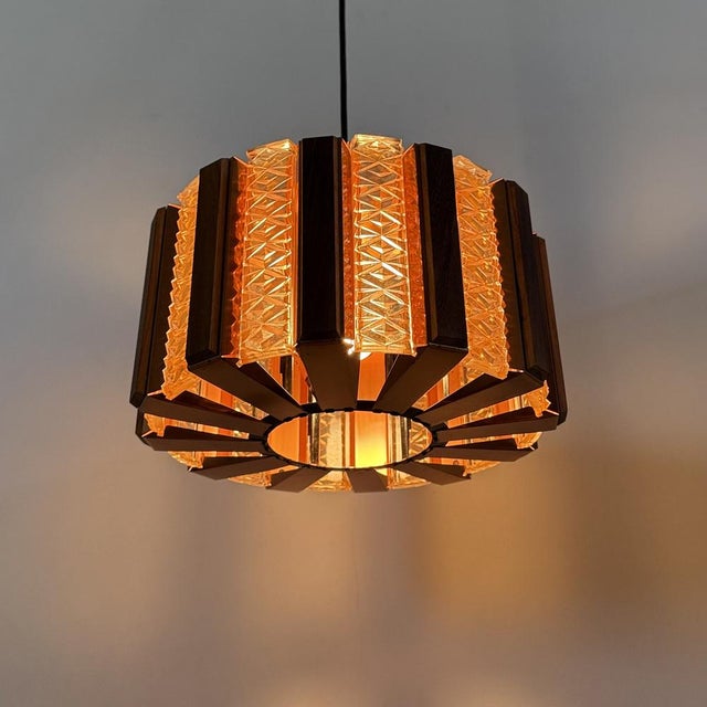 1960s Danish Pendant Lamp by Werner Schou for Coronell Elektro, 1960s For Sale - Image 5 of 18