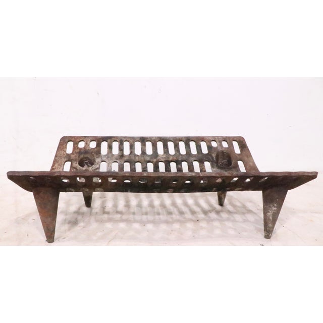 Mid 20th Century Mid 20th Century Fireplace Grate Log Holder For Sale - Image 5 of 12