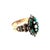 Antique Victorian 9k Rose Gold Turquoise & Pearl Ring, Size 8 For Sale - Image 4 of 4