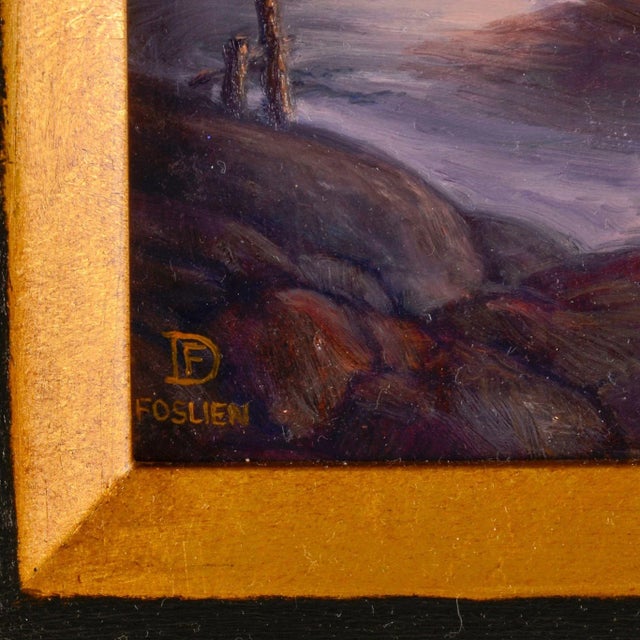 2020s Dirk Foslien Monterey Bay Maritime Oil Painting, Framed For Sale - Image 5 of 6