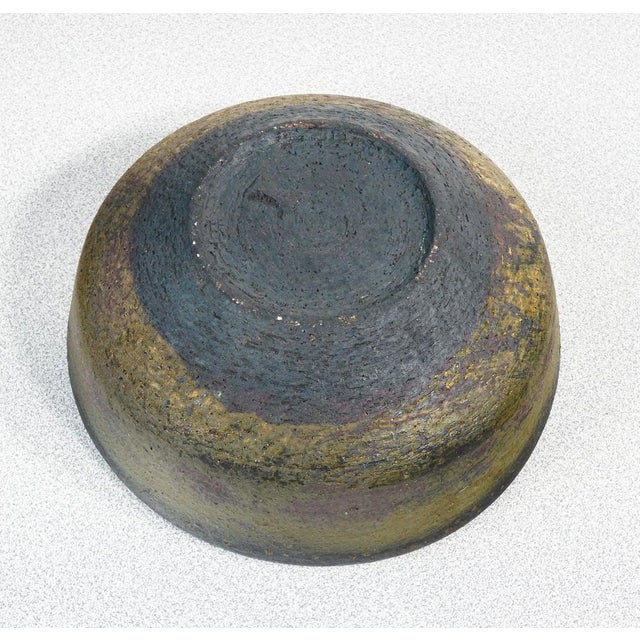 Italian Glazed Ceramic Bowl For Sale - Image 6 of 8