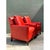 Early 21st Century Vintage Bassett Red Leather “Austin” Club Chairs - A Pair For Sale - Image 5 of 12