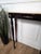 Mid-Century Italian Wood Brass Wall Console Table with Marble Top, 1950s For Sale - Image 8 of 10