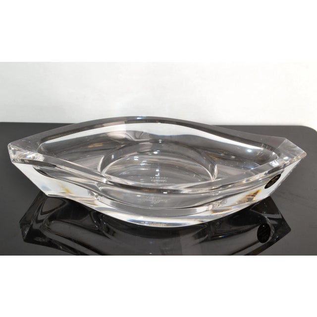 Classic Rosenthal Horizon Lead Crystal Glass Candle Holder Catchall Vide Poche For Sale - Image 13 of 13