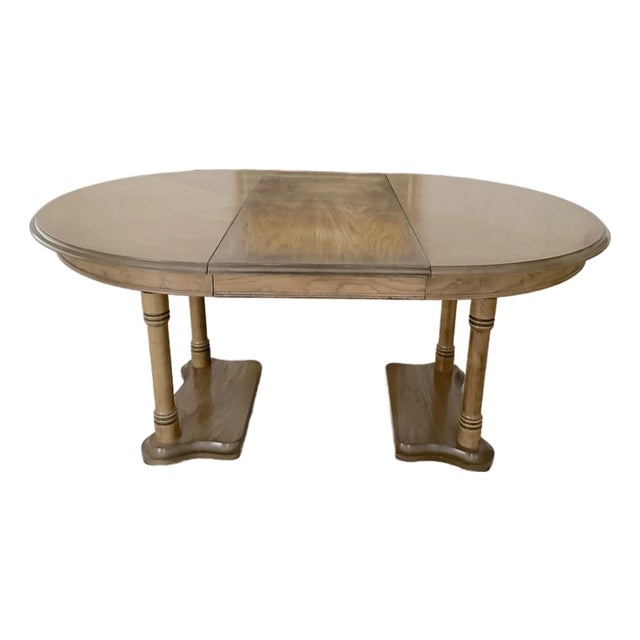 1960s Attributed Stanley Dining Room Table Mid Century For Sale