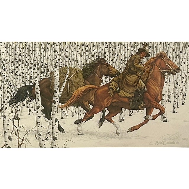 Late 20th Century Late 20th Century Bev Doolittle "Sacred Ground" Signed & Numbered Limited Edition Lithograph With Custom Southwest Frame For Sale - Image 5 of 11