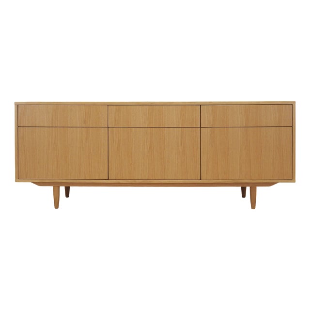 Scandinavian Oak Wood Dresser For Sale