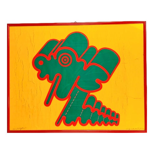 Renato Volpini, Macchina Inutile Spaziale Multiple Element, 1970s, Screen Print For Sale