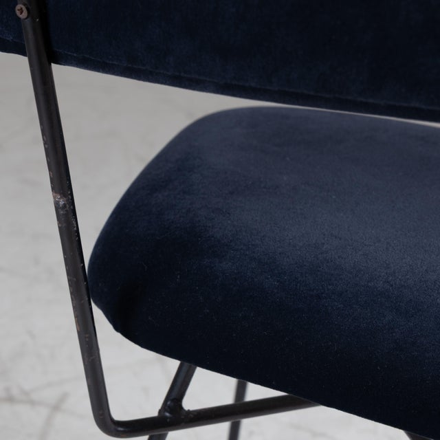 Black Elettra Chairs by BBPR for Arflex, 1954, Set of 4 For Sale - Image 15 of 18