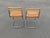 Late 20th Century Mid Century Cantilever Dining Chairs Attributed to Marcel Breuer Set of 2 For Sale - Image 9 of 9