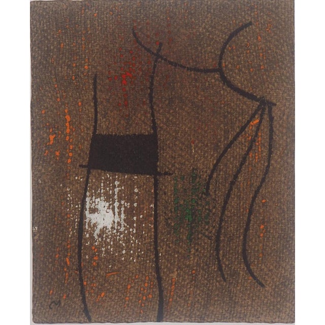 After Joan Miro, Abstract Woman, 1965, Lithograph For Sale - Image 5 of 5