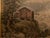 Mid 19th Century European Tapestry Depicting a Mountain Landscape With a Log Cabin Framed For Sale - Image 5 of 7